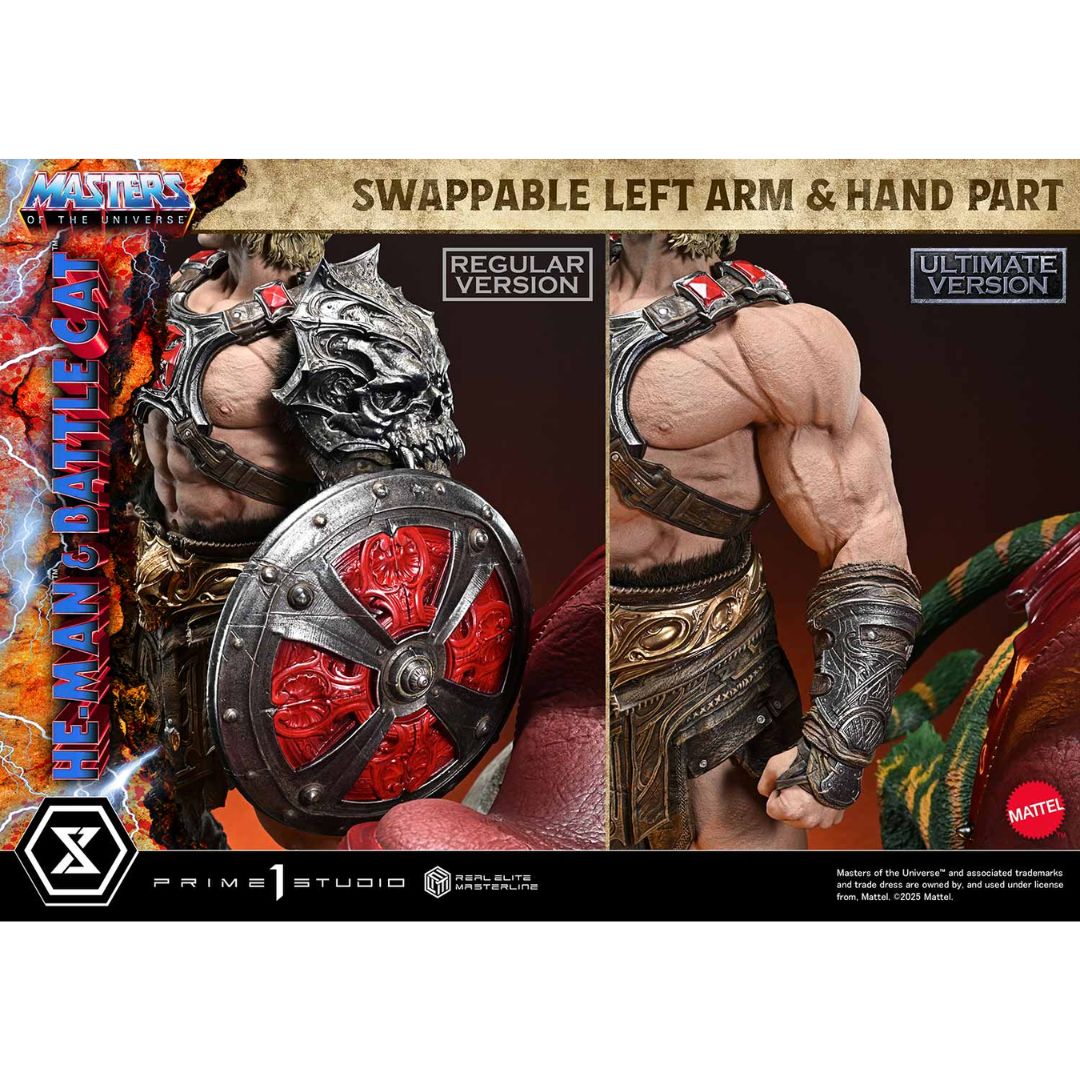Masters Of The Universe He-Man & Battle Cat Statue By Prime1 Studios -Prime 1 Studio - India - www.superherotoystore.com