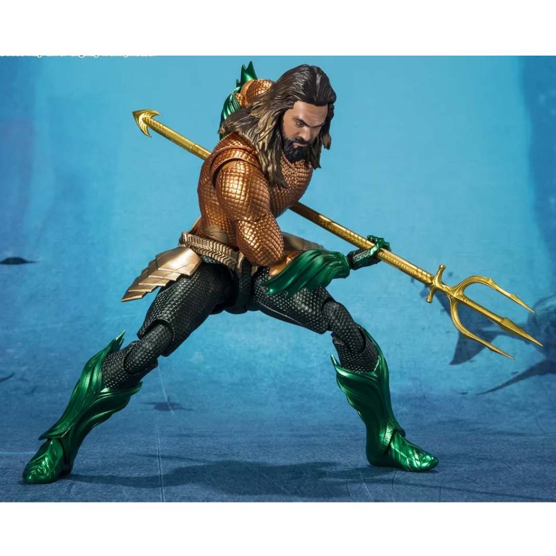 DC Comics Aquaman and the Lost Kingdom Aquaman S.H.Figuarts Figure by Bandai -Tamashii Nations - India - www.superherotoystore.com