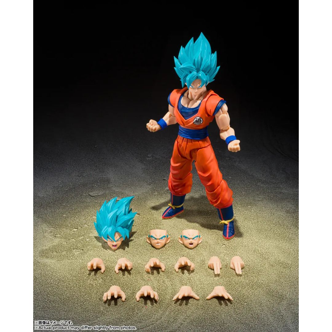 Dragon Ball Z Son Goku (Blue Power Transcending Limits) SHF By Tamashii Nations