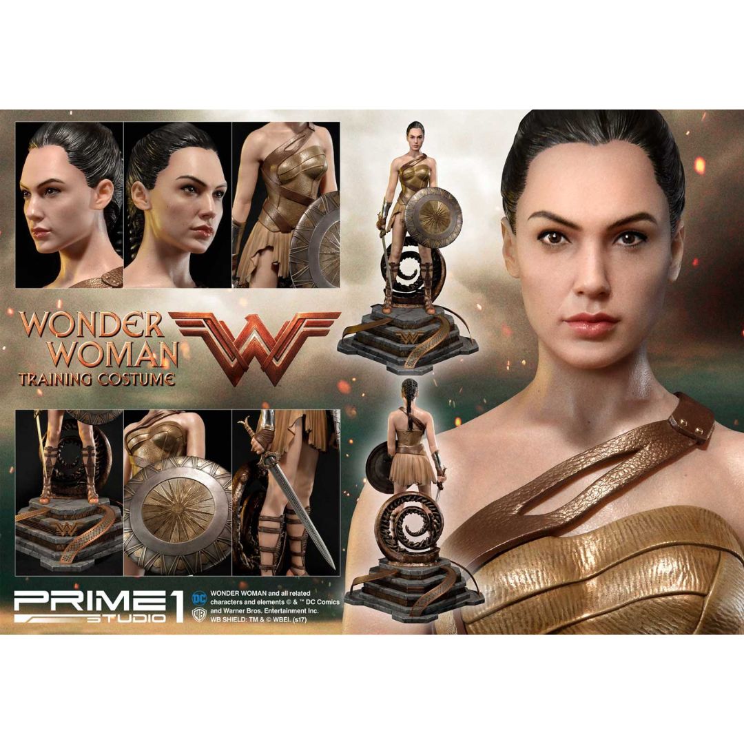 Wonder Woman (Film) Wonder Woman Training Costume Gold Version Statue By Prime1 Studios