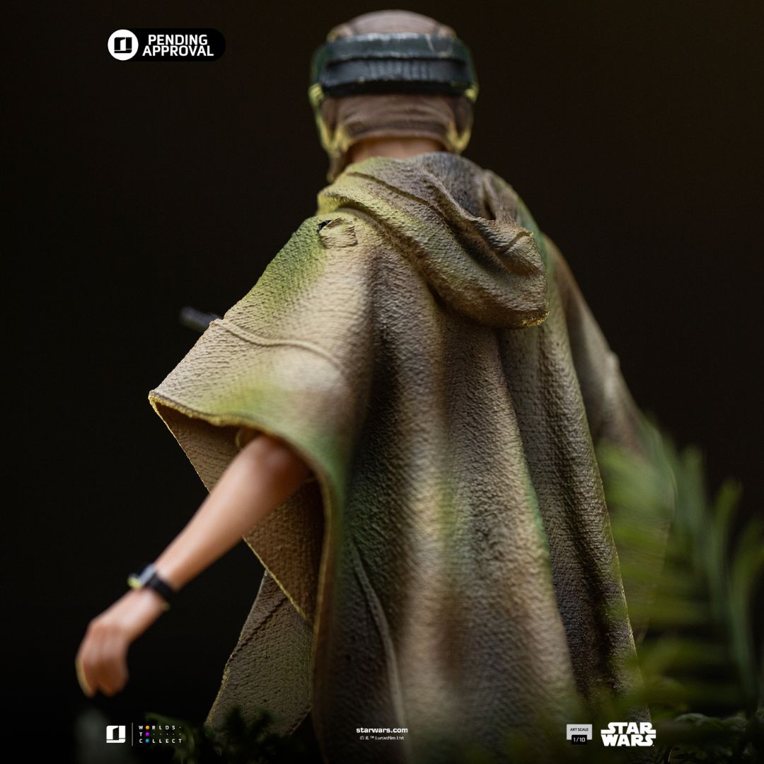 Star Wars: Episode Vi – Return Of The Jedi Leia And Wicket Art Statue By Iron Studios -Iron Studios - India - www.superherotoystore.com