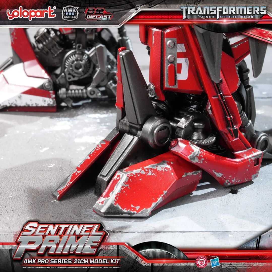 Transformers: Dark Of The Moon: Amk Pro Series Sentinel Prime Collection Edition Model Kit By Yolo Park