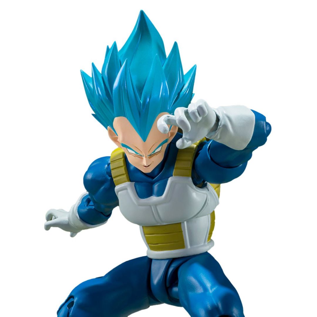 Dragon Ball Z Super Saiyan God Super Saiyan Vegeta - Unwarering Saiyan Pride S.H.Figuarts Action Figure by Tamashii Nations -Tamashii Nations - India - www.superherotoystore.com