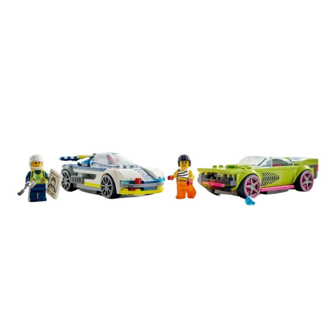 Lego City Police Car and Muscle Car Chase -Lego - India - www.superherotoystore.com