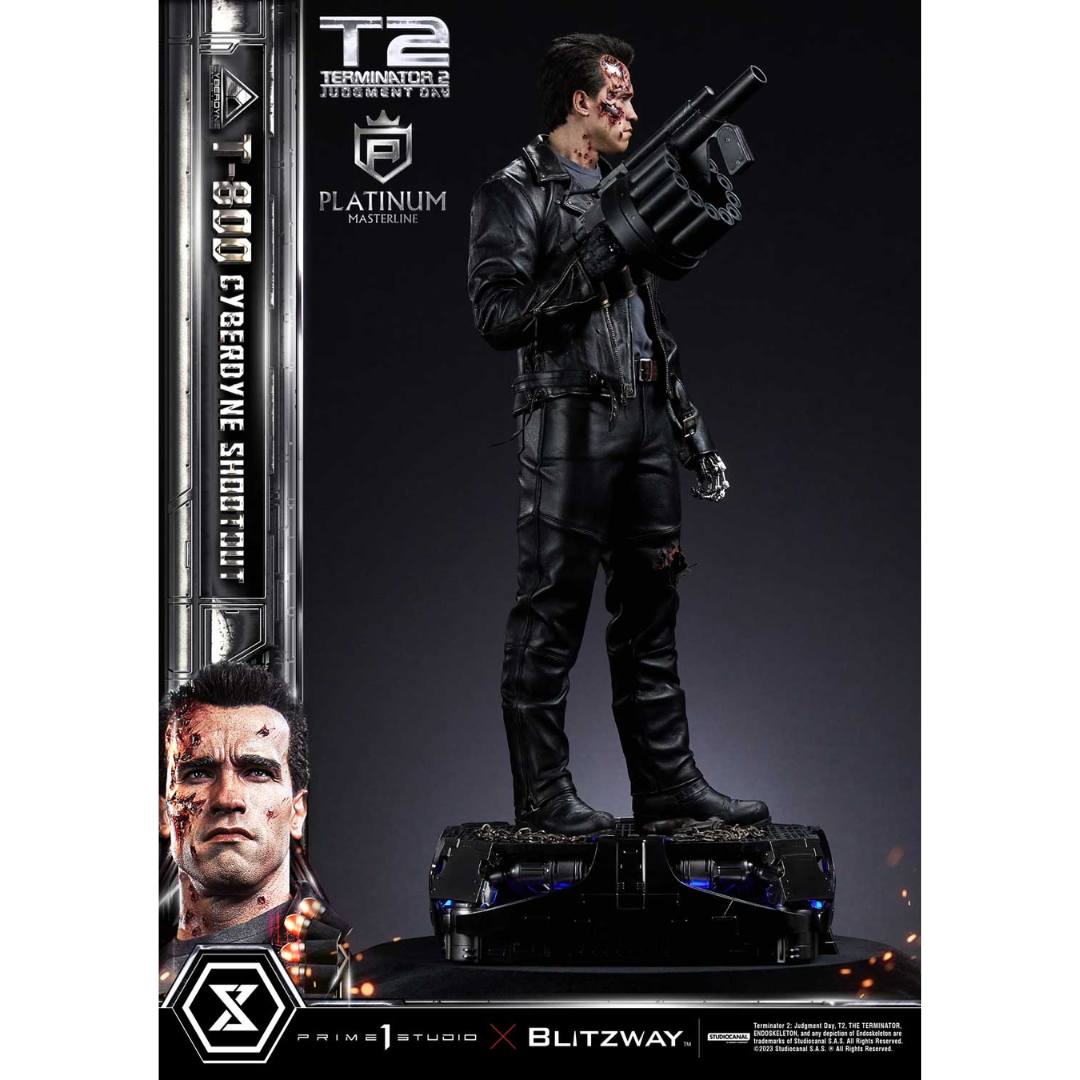 Terminator 2: Judgment Day T-800 favorite Cyberdyne Shootout By Prime 1 Studio -Prime 1 Studio - India - www.superherotoystore.com