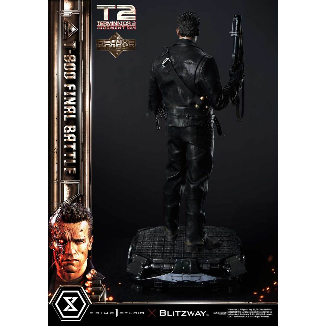 Terminator 2: Judgment Day T-800 Final Battle DX Bonus Version by Prime 1 Studios -Prime 1 Studio - India - www.superherotoystore.com