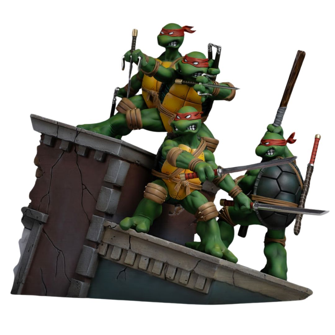 Tmnt Set (Kevin Eastman Version) Deluxe Art Scale Statue By Iron Studios -Iron Studios - India - www.superherotoystore.com