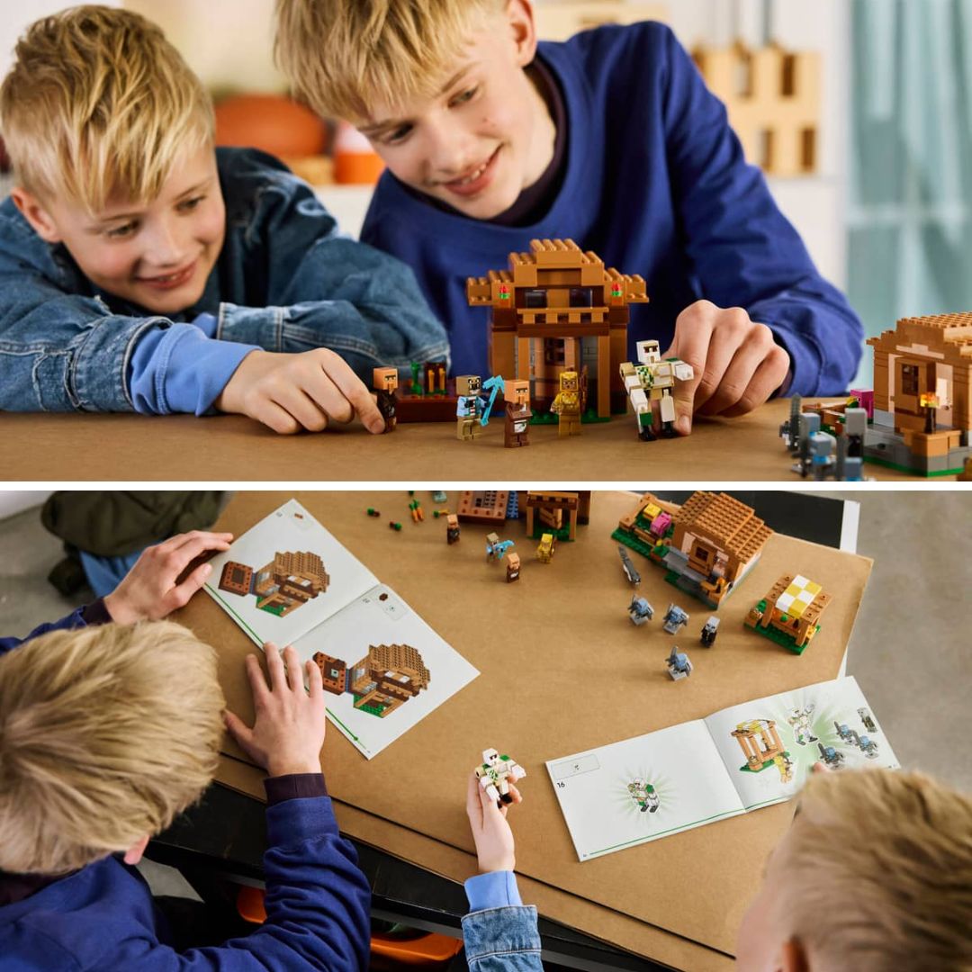Minecraft Evoker Village Attack By Lego