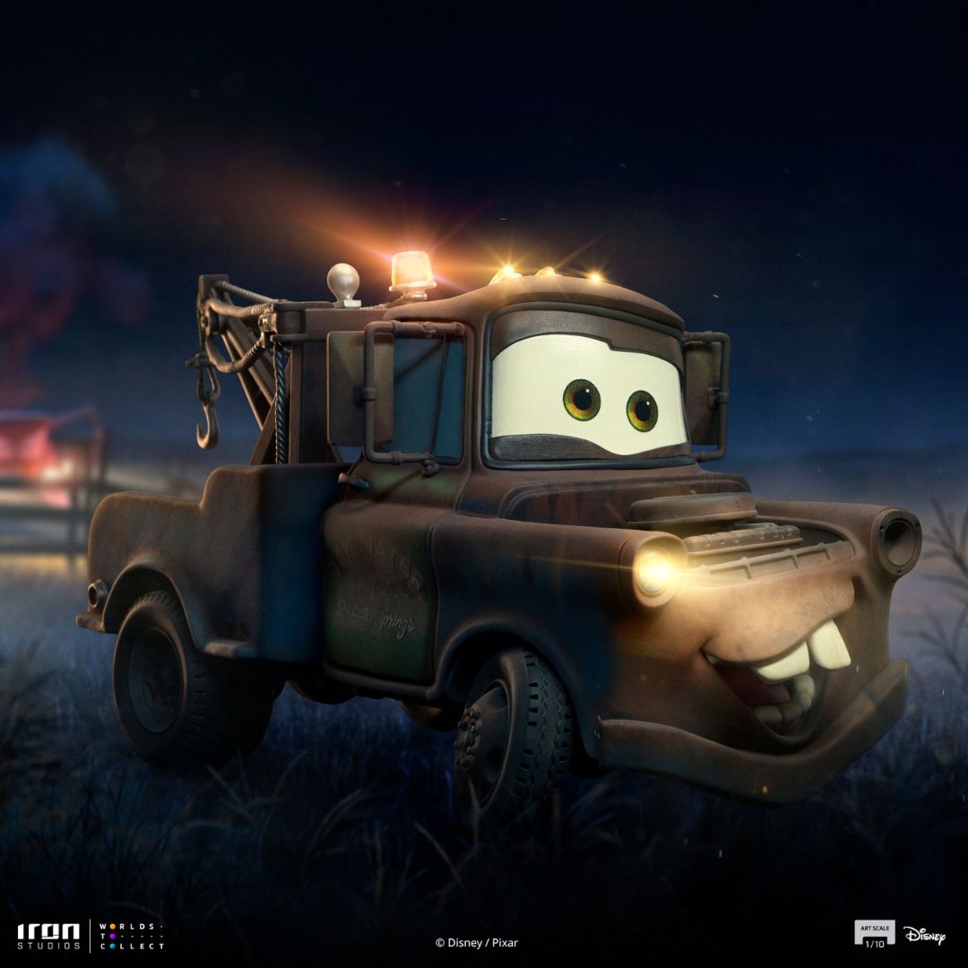 Tow Mater Art Statue By Iron Studios -Iron Studios - India - www.superherotoystore.com