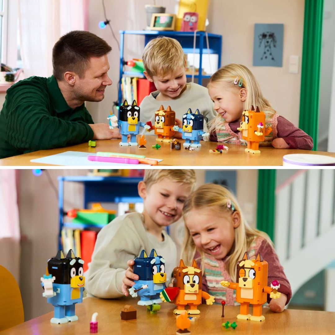 Bluey Brick-Built Bluey Family By Lego