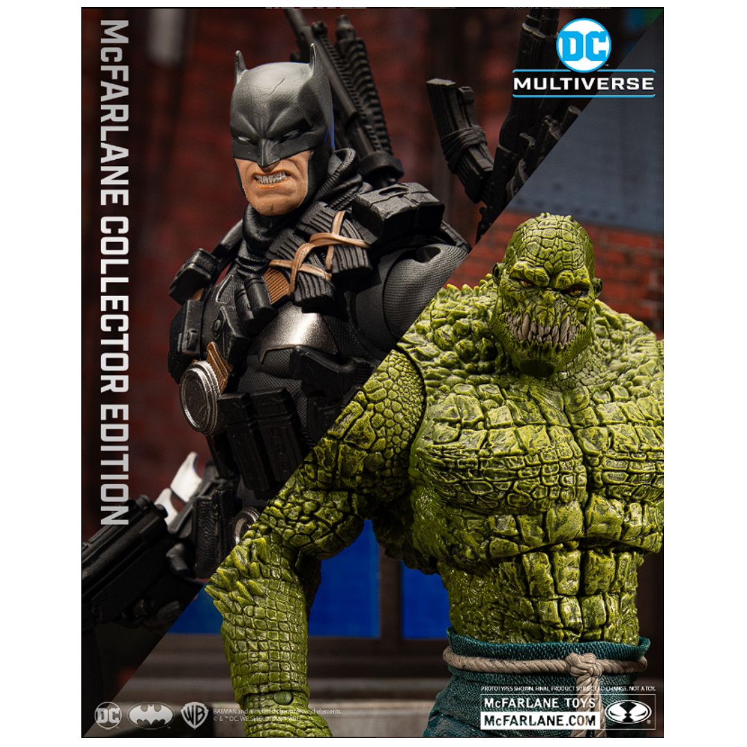Batman Vs Killer Croc (The Grim Knight) Action Figure By Mcfarlane Toys -McFarlane Toys - India - www.superherotoystore.com