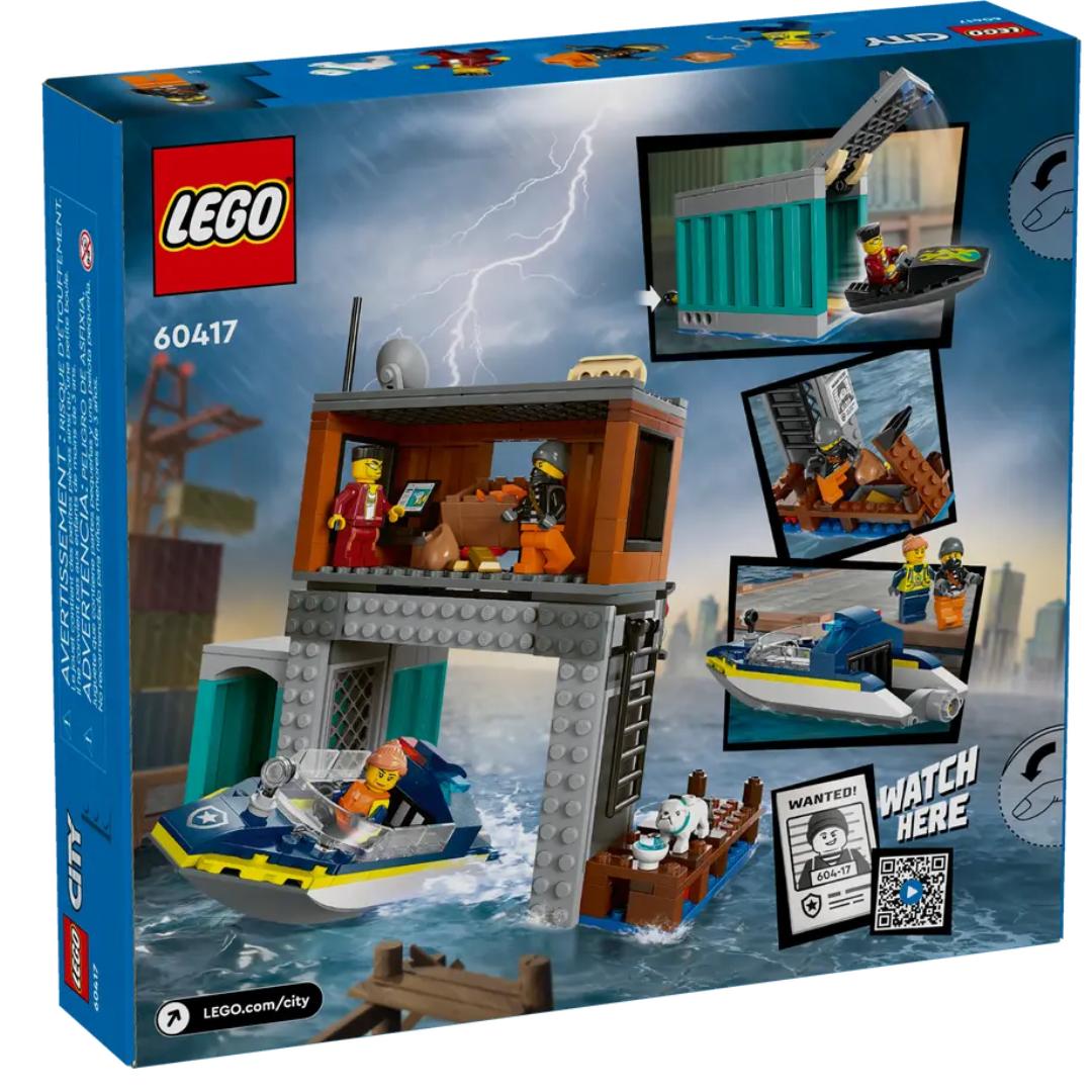 Lego City Police Speedboat and Crooks' Hideout -Lego - India - www.superherotoystore.com