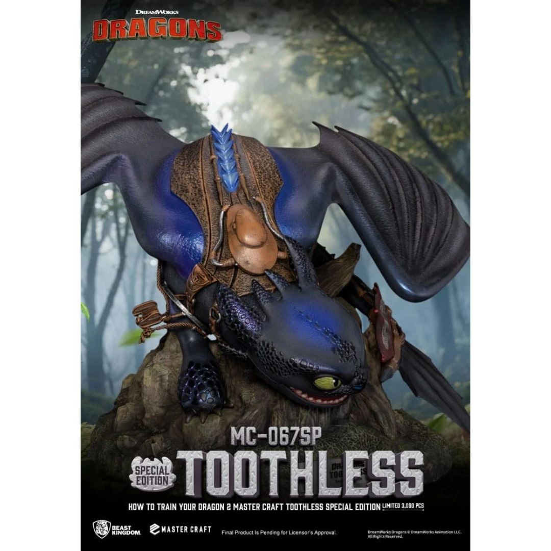 How To Train Your Dragon 2 Toothless Mc-067Sp Master Craft Statue By Beast Kingdom