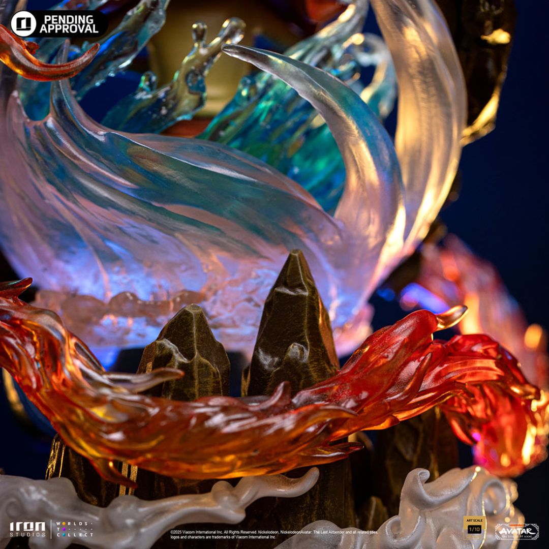 Aang Avatar Statue By Iron Studios