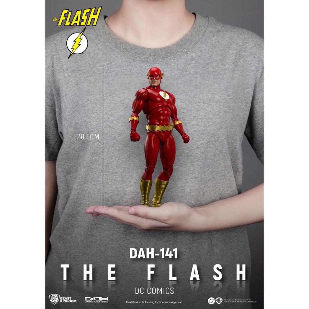 Dc Comics The Flash Dynamic 8-Ction Heroes Action Figure By Beast Kingdom -Beast Kingdom - India - www.superherotoystore.com