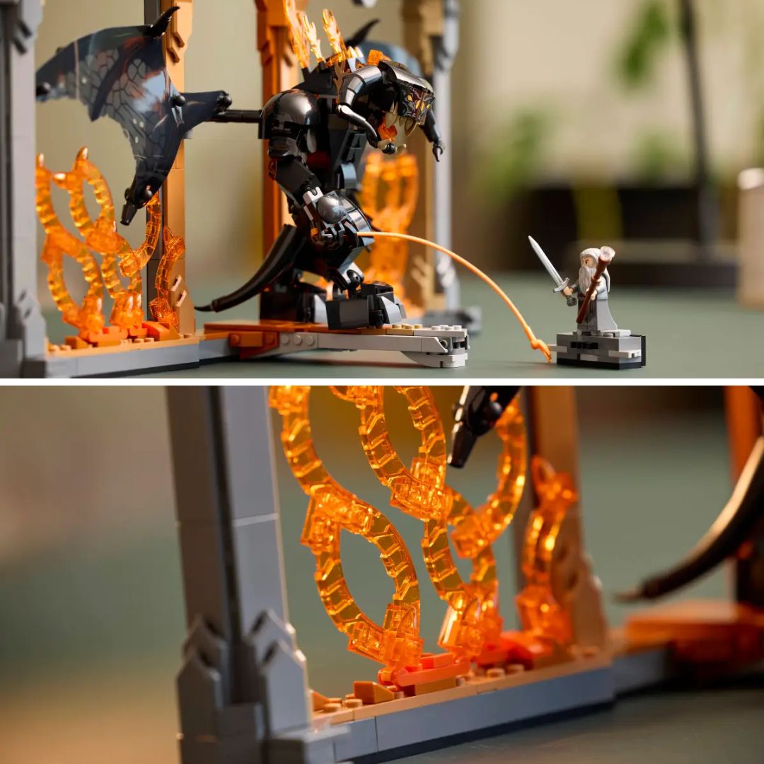 The Lord Of The Rings: Balrog Book Nook By Lego -Lego - India - www.superherotoystore.com