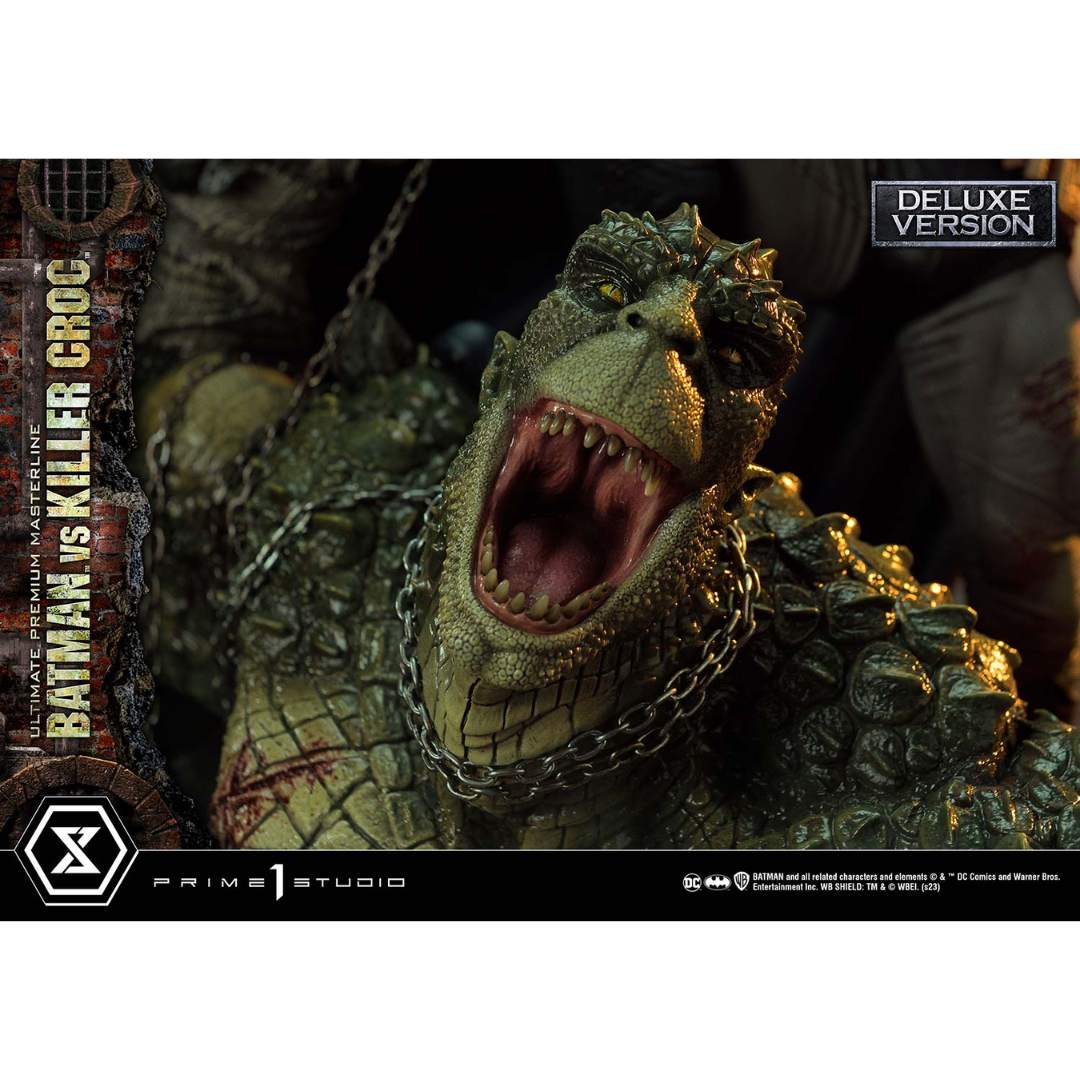 DC Comics Batman VS Killer Croc DX Bonus Version Statue by Prime1 Studios -Prime 1 Studio - India - www.superherotoystore.com