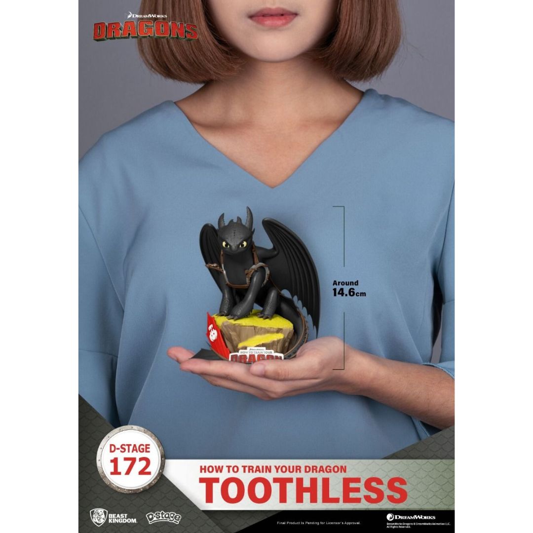 How To Train Your Dragon Toothless Ds-172 D-Stage Statue By Beast Kingdom -Beast Kingdom - India - www.superherotoystore.com