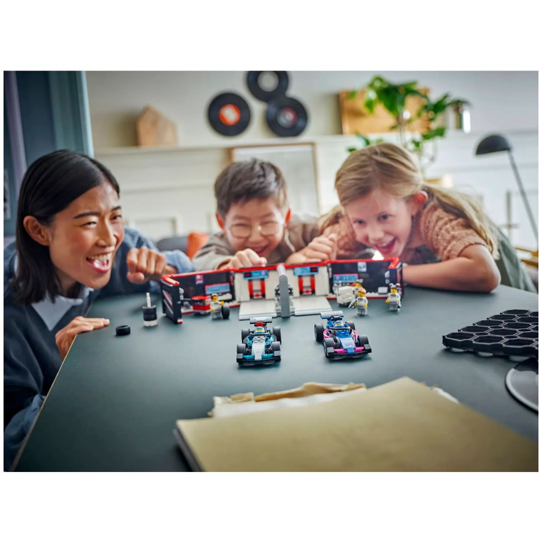 F1 Garage & Mercedes-Amg & Alpine Cars Lego City By Lego -Lego - India - www.superherotoystore.com