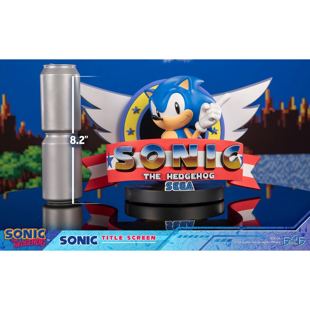 Sonic Title Screen By First 4 Figures -First 4 Figures - India - www.superherotoystore.com