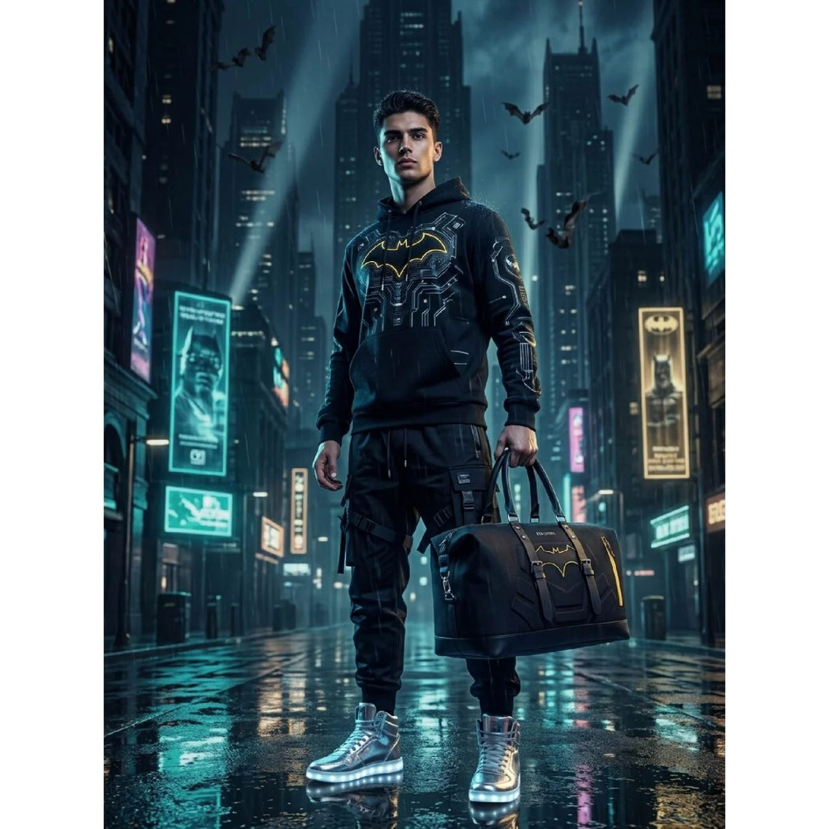 The Caped Crusader Duffle By Fur Jaden