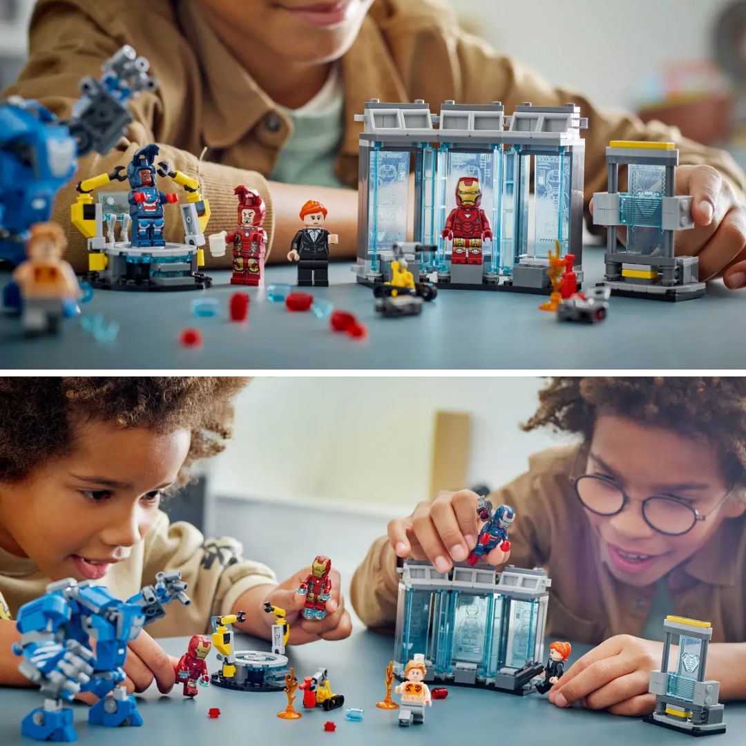 Super Heroes Marvel Iron Man'S Laboratory: Hall Of Armor By Lego -Lego - India - www.superherotoystore.com