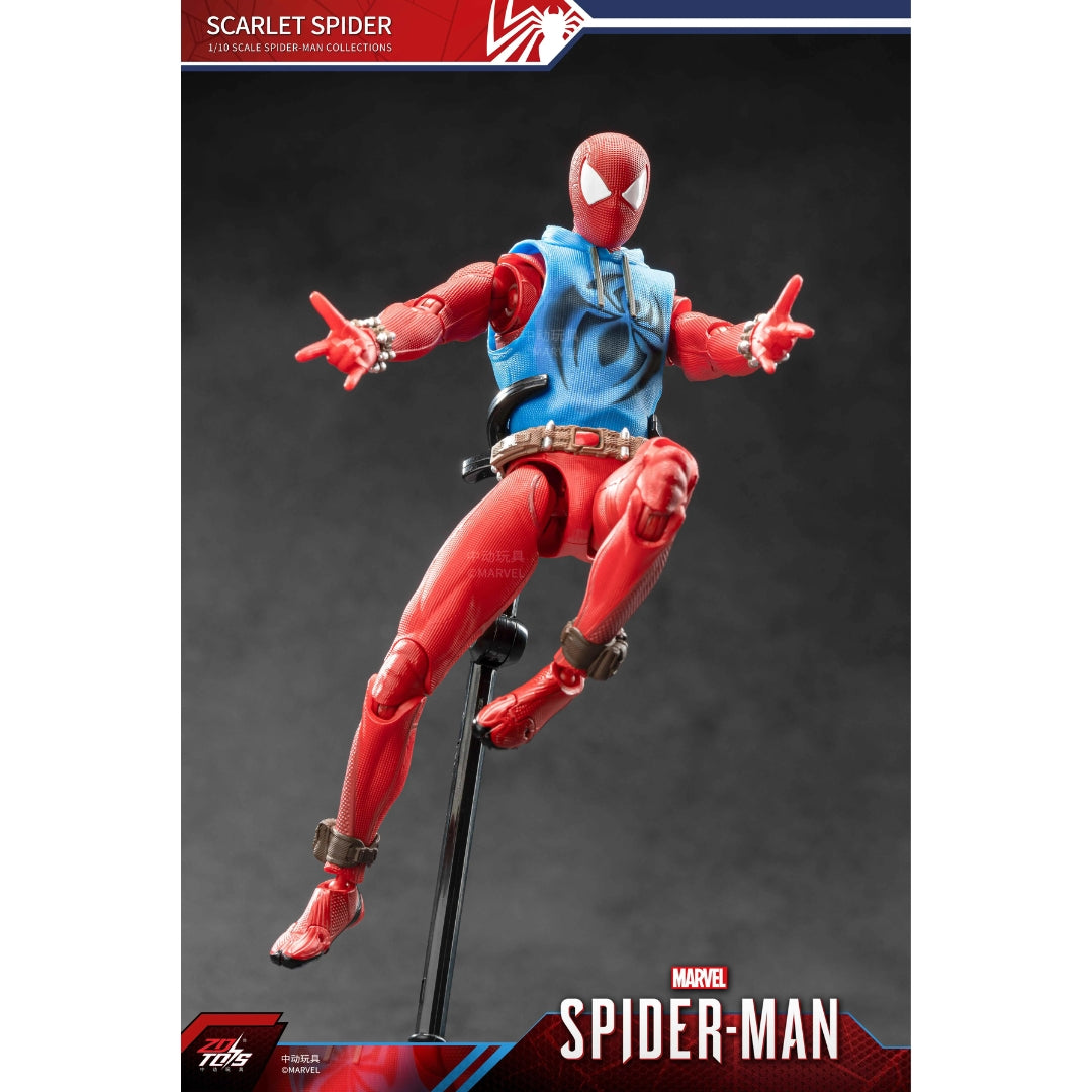 Spider-Man Scarlet Spider Action Figure By Zd Toys