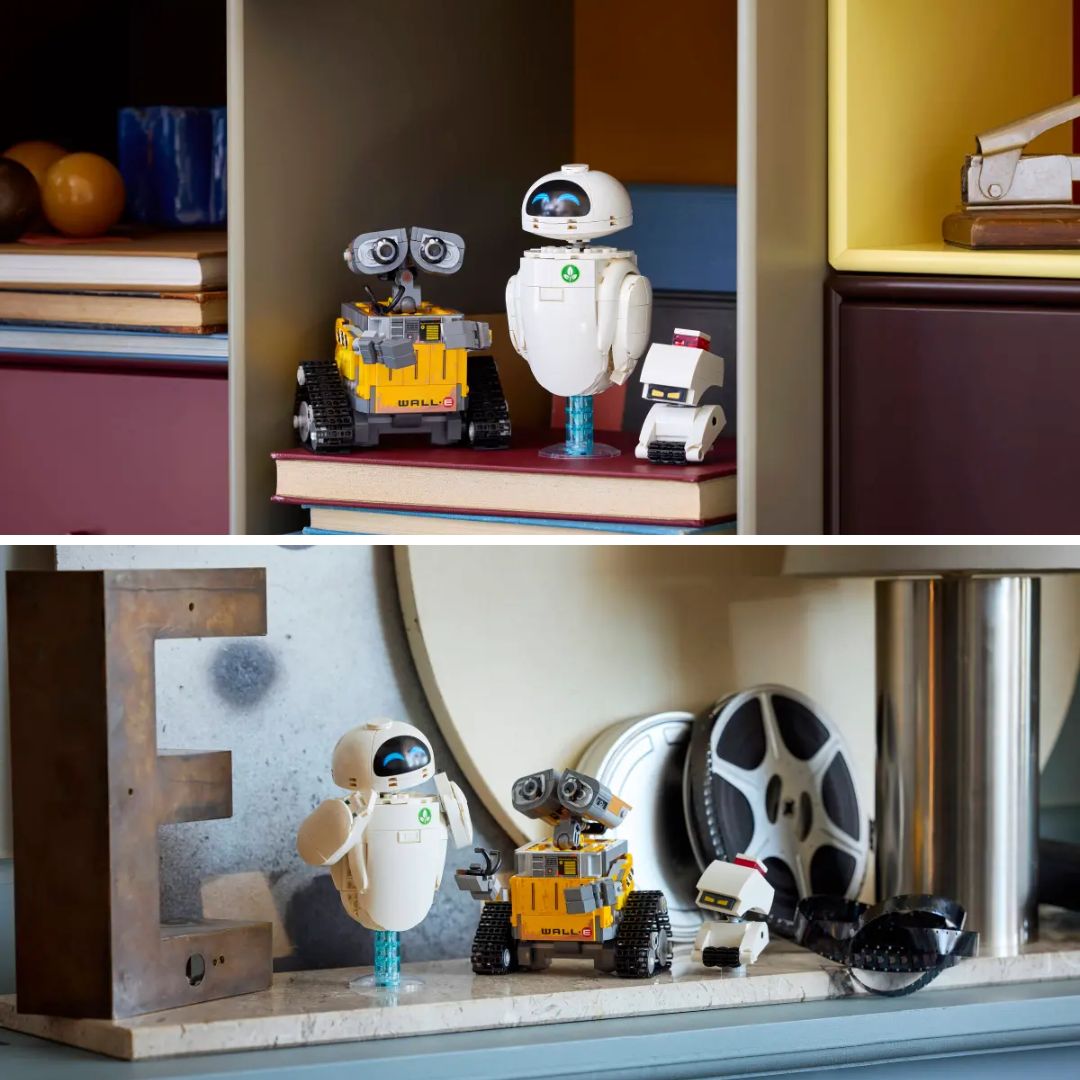 Disney Pixar WALL-E and EVE by Lego