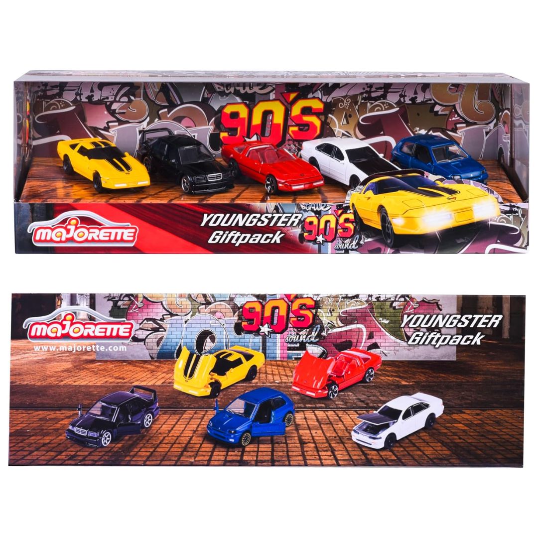 Youngster 5 Pieces Diecast Cars Set Giftpack By Majorette By Majorette -Majorette - India - www.superherotoystore.com