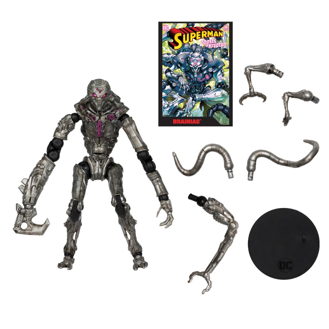 DC Comics - Superman Wave 5 - Brainiac (Gold Label) By Mcfarlane Toys -McFarlane Toys - India - www.superherotoystore.com