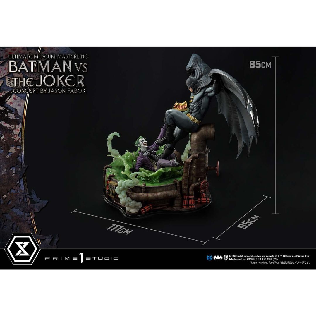 Batman (Comics) Batman Versus The Joker (Concept By Jason Fabok) Dx Bonus Version Statue By Prime1 Studios