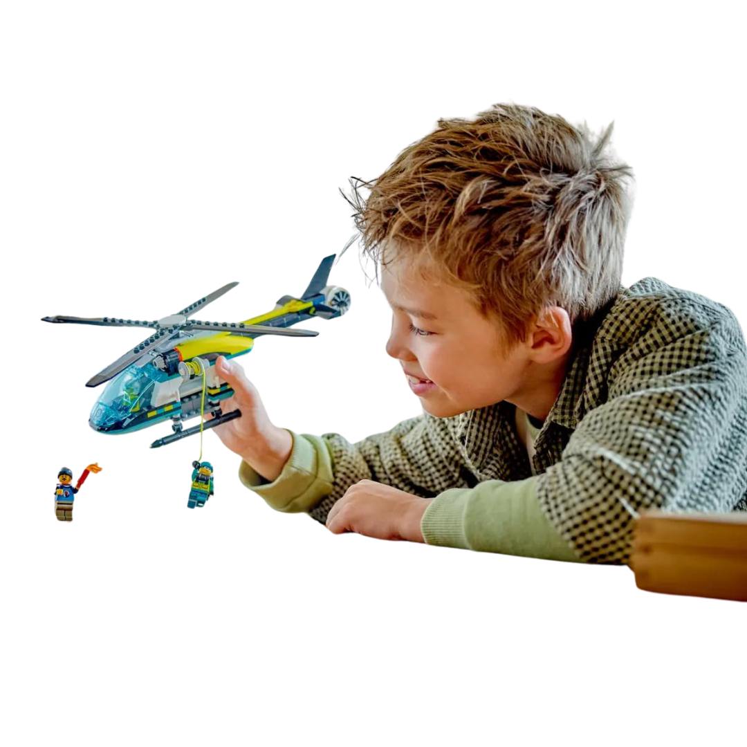 Lego City City Great Vehicles Emergency Rescue Helicopter -Lego - India - www.superherotoystore.com