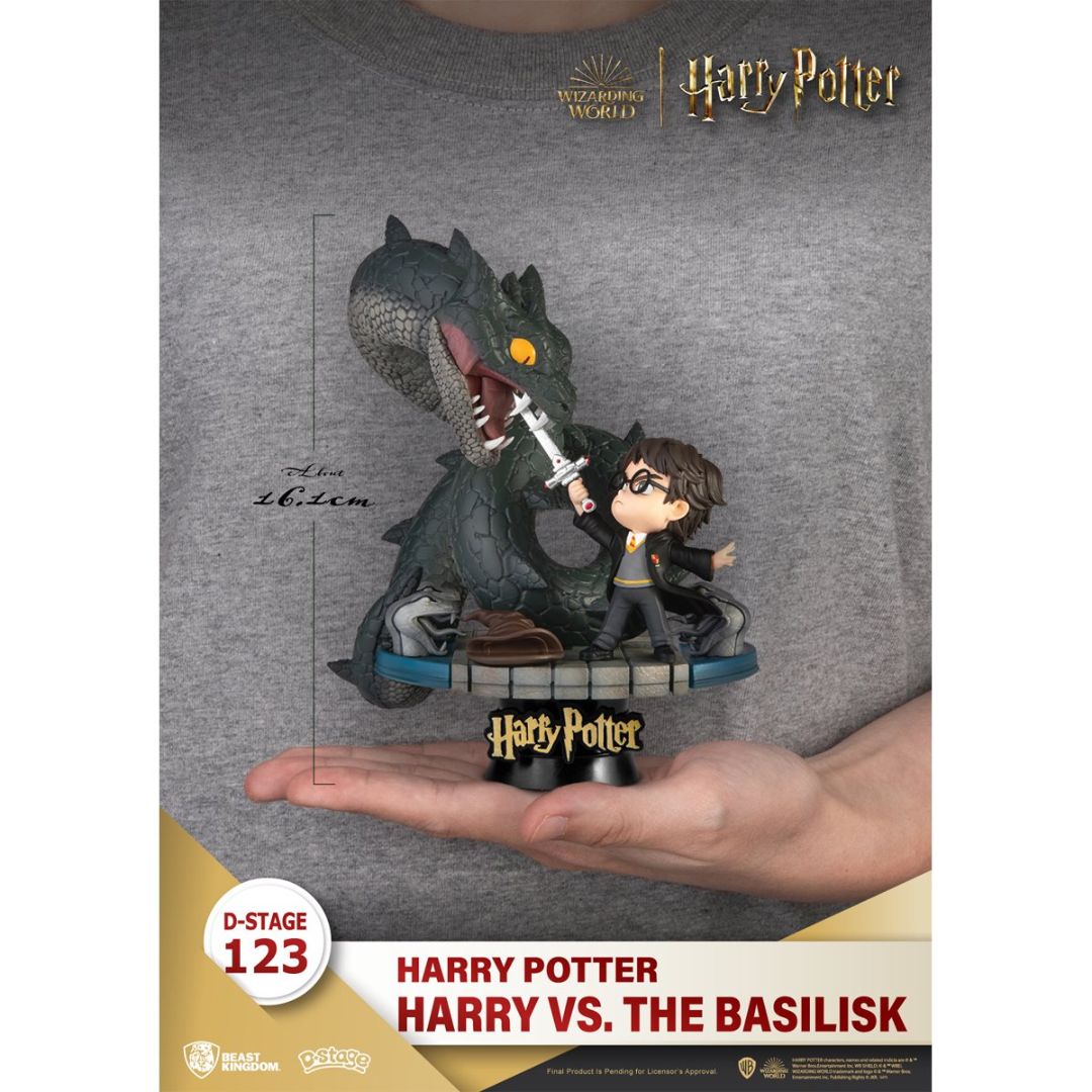 Harry vs. the Basilisk Reissue Statue by Beast Kingdom -Beast Kingdom - India - www.superherotoystore.com