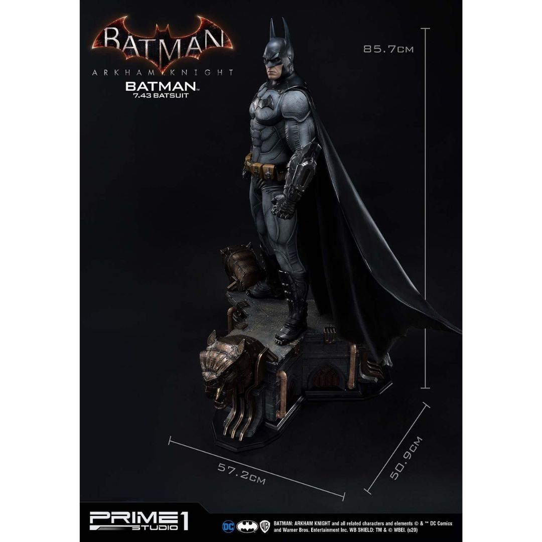 Batman: Arkham Knight Batman Batsuit V7.43 Statue By Prime1 Studios