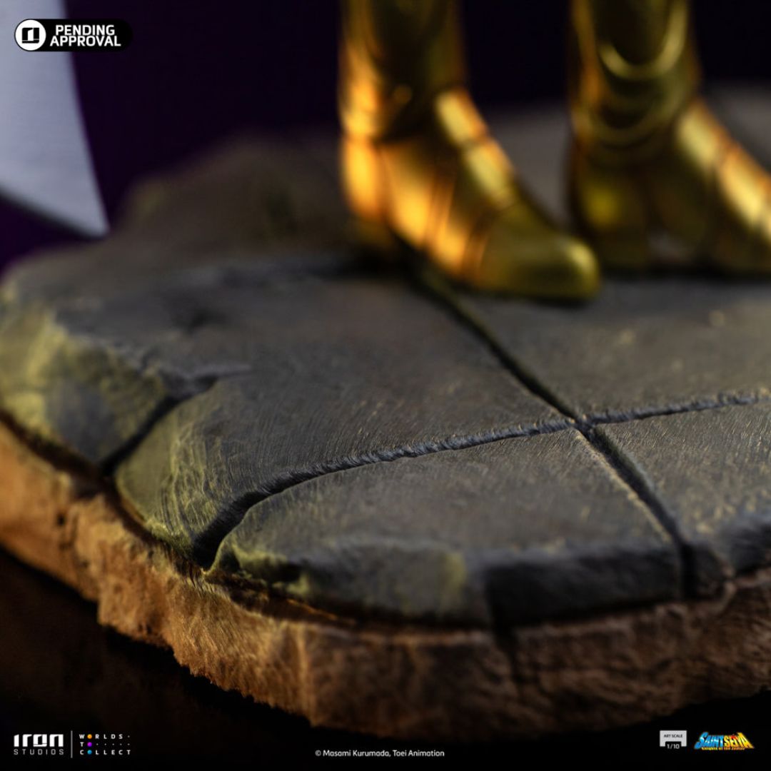 Aries Mu Statue By Iron Studios
