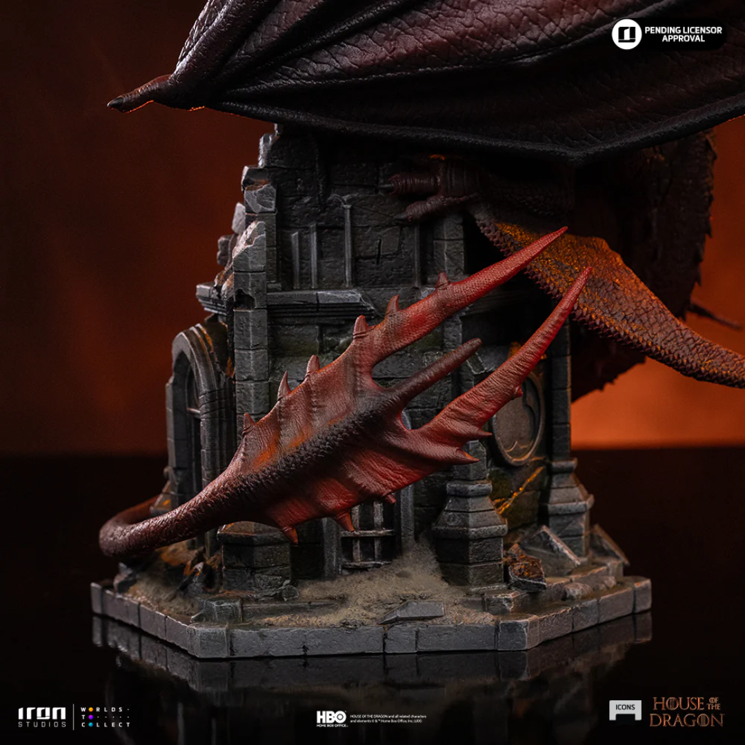 House Of The Dragon Caraxes Icons Statue By Iron Studios