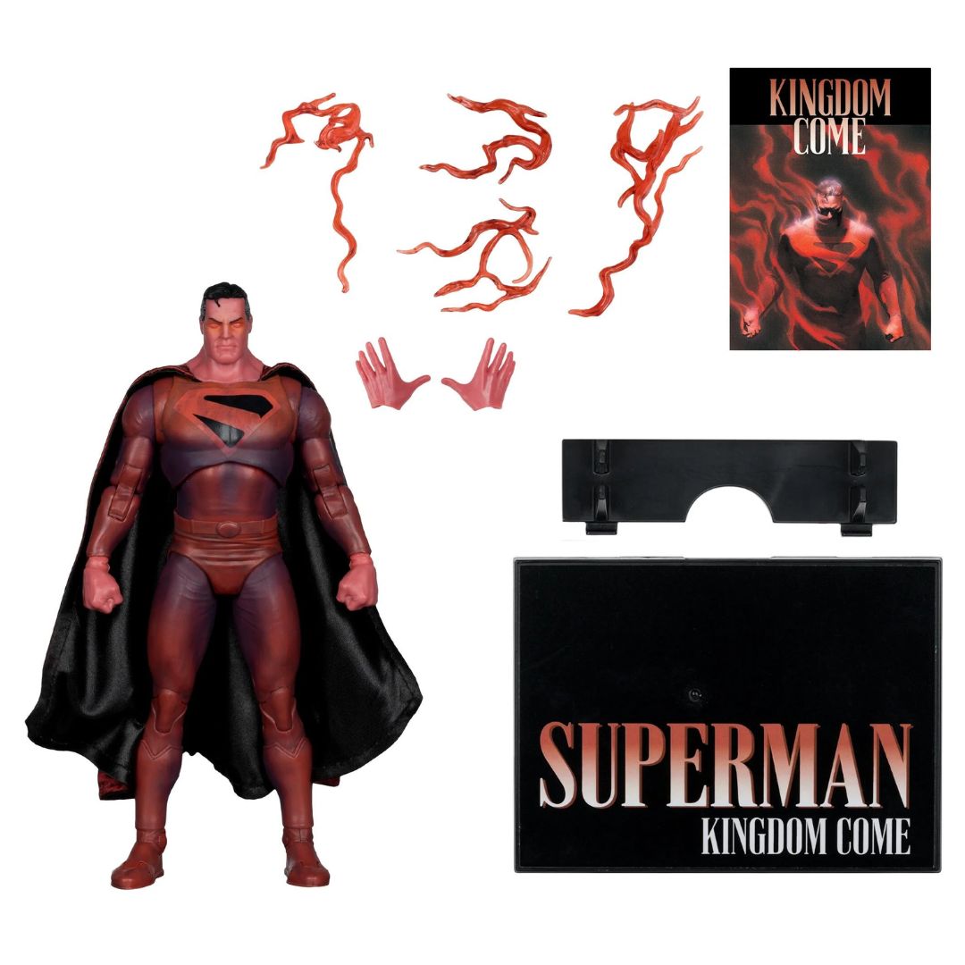 Dc Multiverse 7In Cover Recreations - Superman (Kingdom Come)(Gold Label) By Mcfarlane Toys -McFarlane Toys - India - www.superherotoystore.com