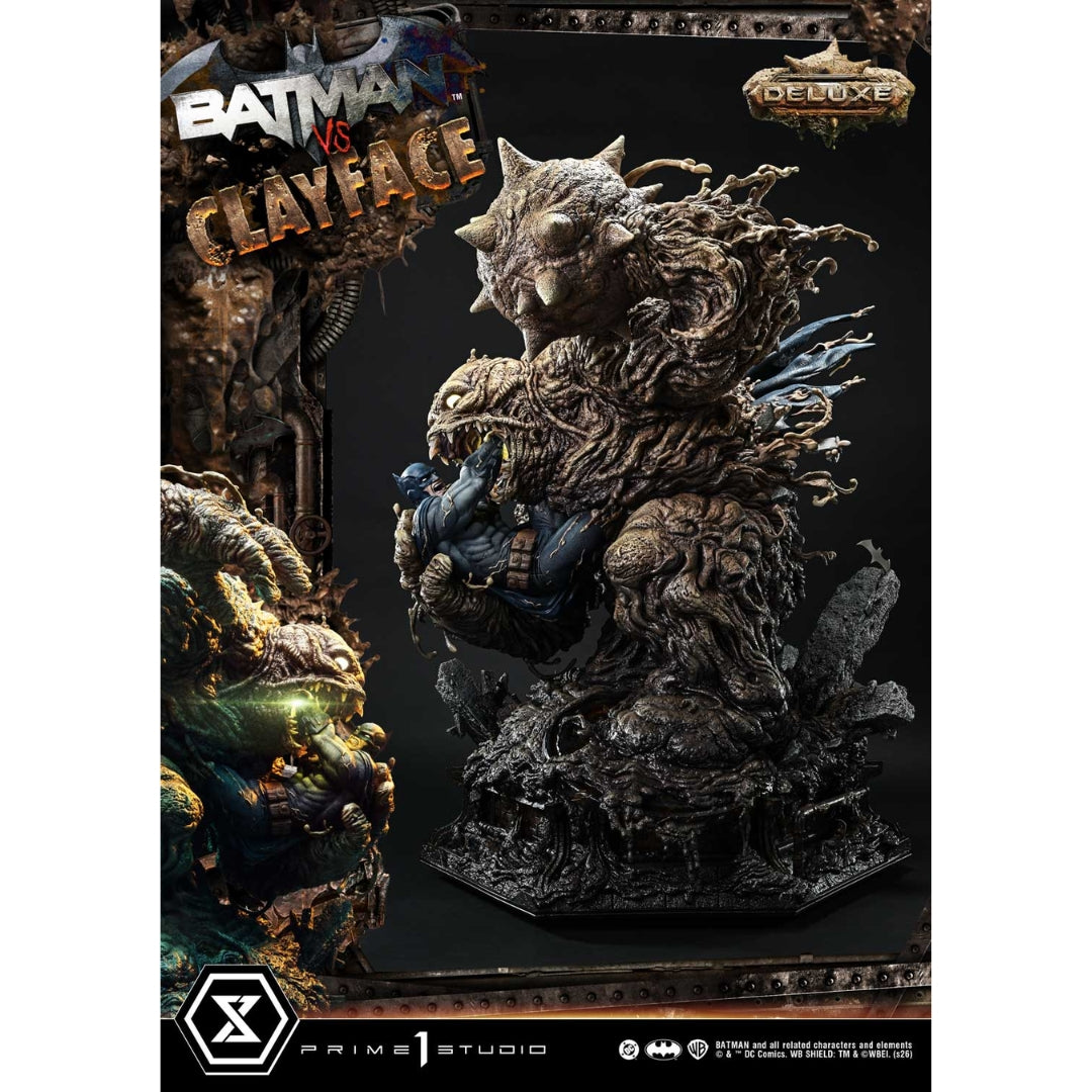 Batman (Comics) Batman Vs Clayface Deluxe Statue By Prime1 Studios -Prime 1 Studio - India - www.superherotoystore.com