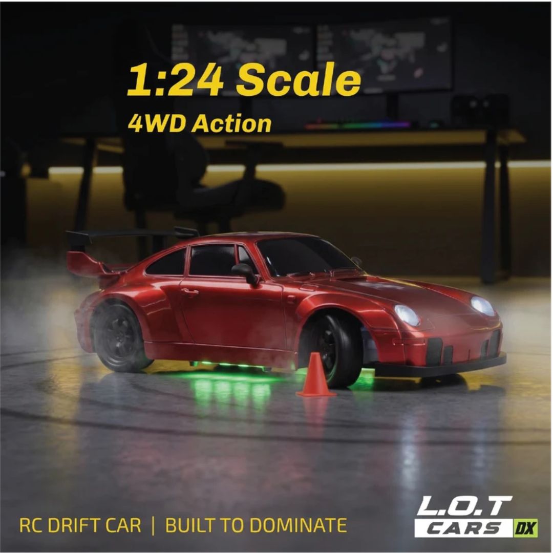 Flare – Remote Control Drifter 1:24 Scale Red Car By Legend Of Toys