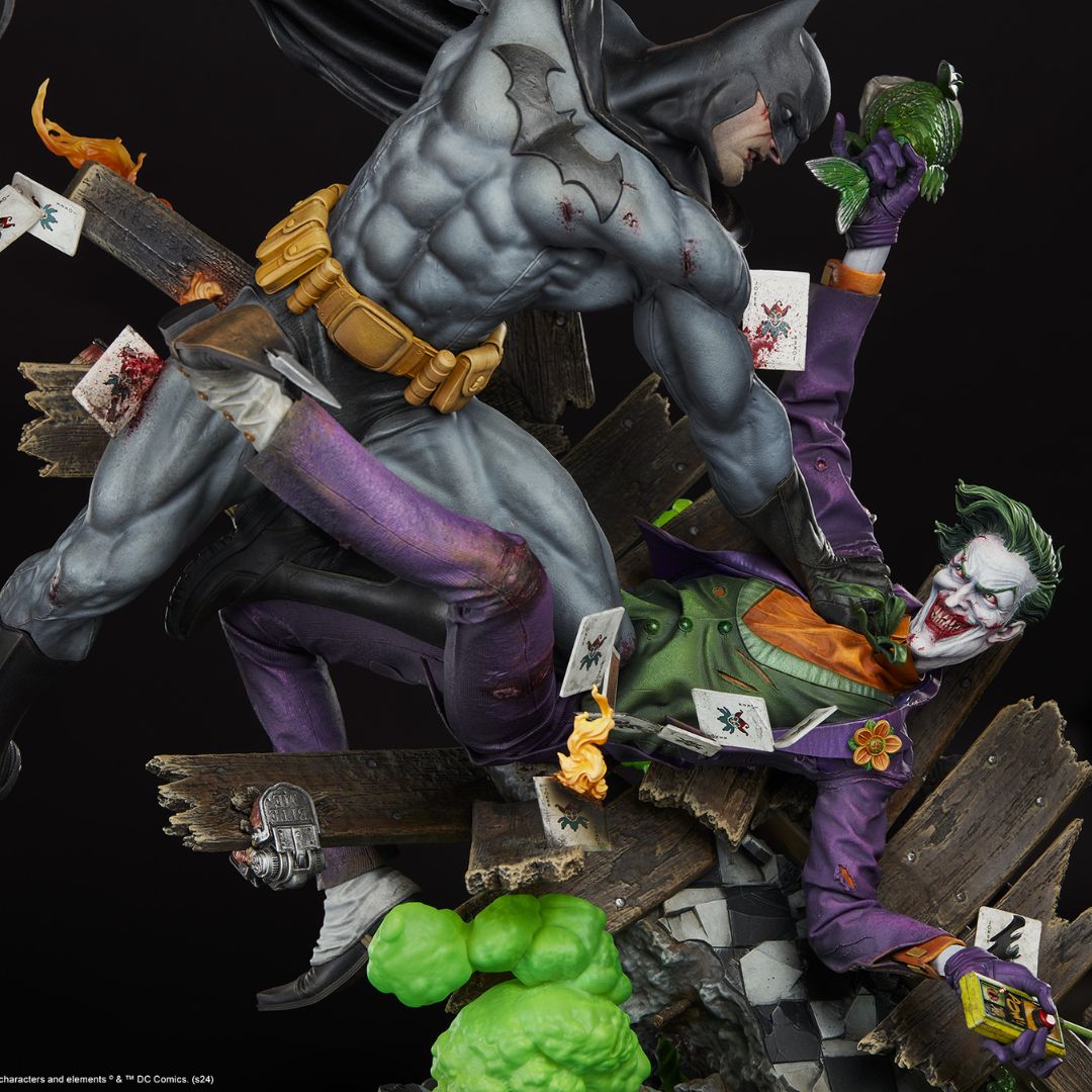 Batman vs The Joker: Eternal Enemies Premium Format™ Figure by Sideshow Collectibles -Sideshow Collectibles - India - www.superherotoystore.com
