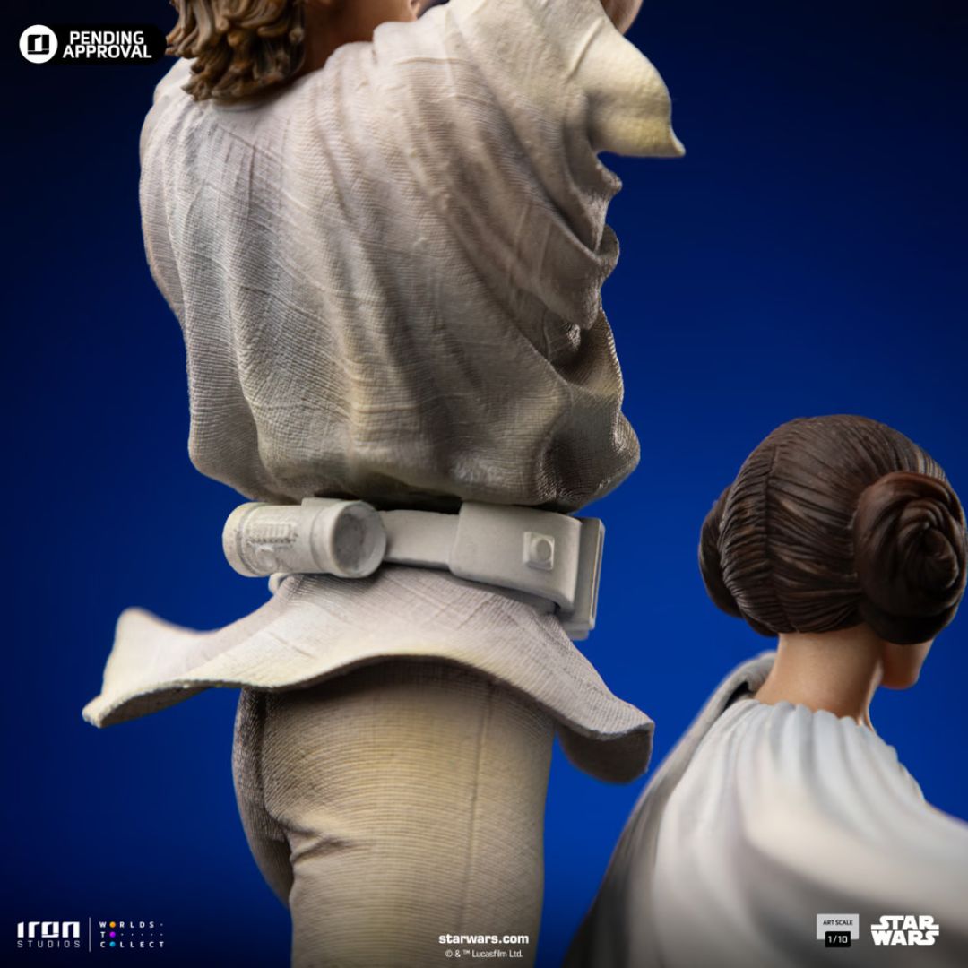 Star Wars Luke And Leia Statue By Iron Studios -Iron Studios - India - www.superherotoystore.com