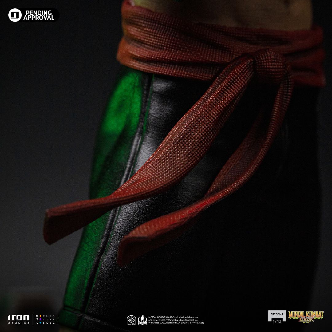 Mortal Kombat Johnny Cage Art Statue  By Iron Studios