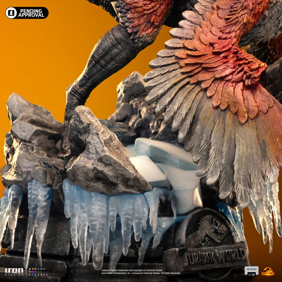 Pyroraptor Statue By Iron Studios -Iron Studios - India - www.superherotoystore.com