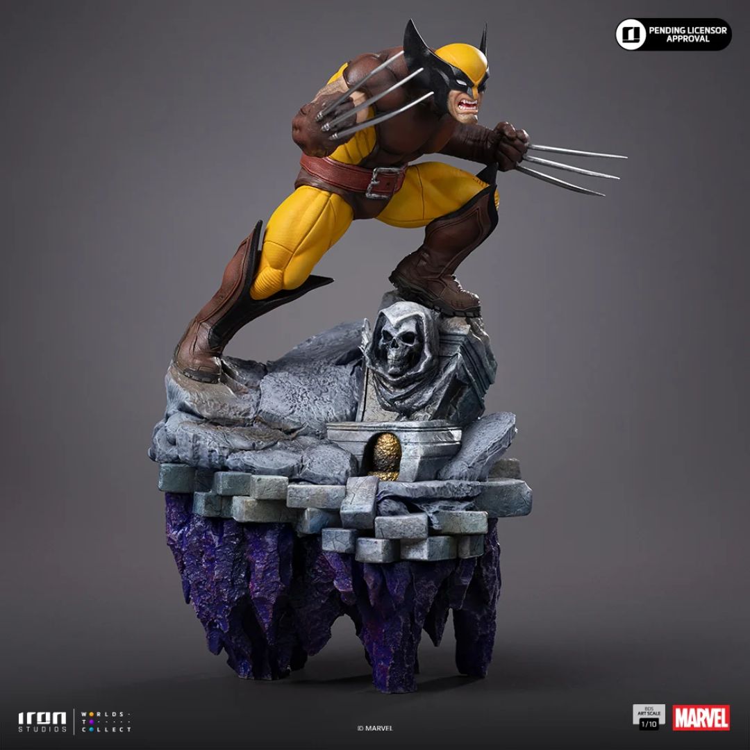 Wolverine - Infinity Gauntlet Diorama - Bds Art Statue By Iron Studios