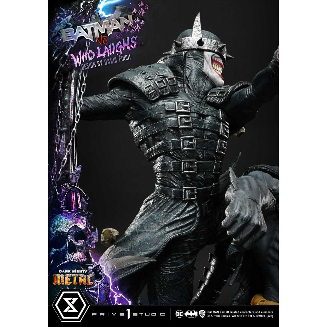 Dark Nights: Metal (Comics) Batman versus Batman Who Laughs statue (Design by David Finch) by Prime1 Studios -Prime 1 Studio - India - www.superherotoystore.com