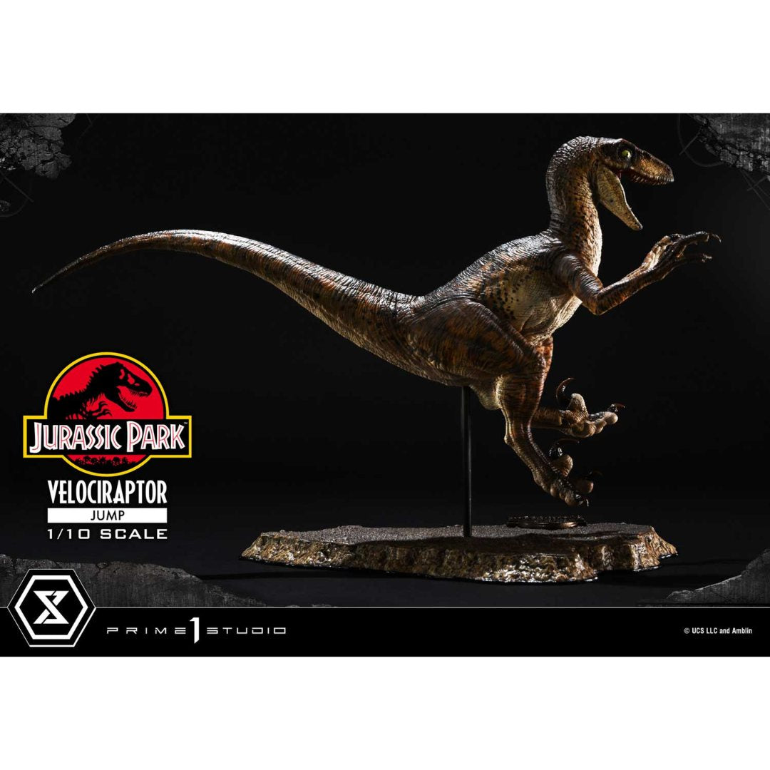 Jurassic Park (Film) Velociraptor Jump statue by Prime1 Studios -Prime 1 Studio - India - www.superherotoystore.com