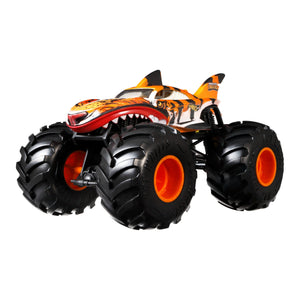 1:24 Brown Tiger Shark Scale Die-Cast Monster Truck by Hot Wheels -Hot Wheels - India - www.superherotoystore.com