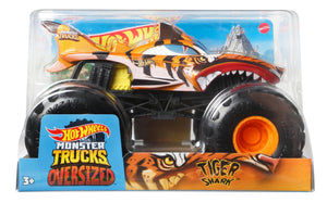 1:24 Brown Tiger Shark Scale Die-Cast Monster Truck by Hot Wheels -Hot Wheels - India - www.superherotoystore.com