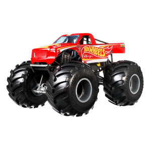 Red 1:24 Scale Die-Cast Monster Truck by Hot Wheels -Hot Wheels - India - www.superherotoystore.com