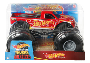 Red 1:24 Scale Die-Cast Monster Truck by Hot Wheels -Hot Wheels - India - www.superherotoystore.com